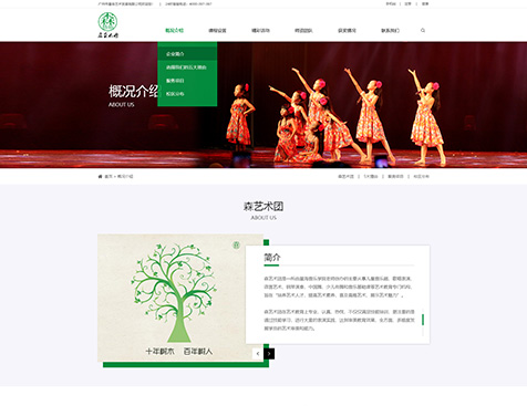 广州市童森艺术发展有限公司网站建设项目--互诺科技