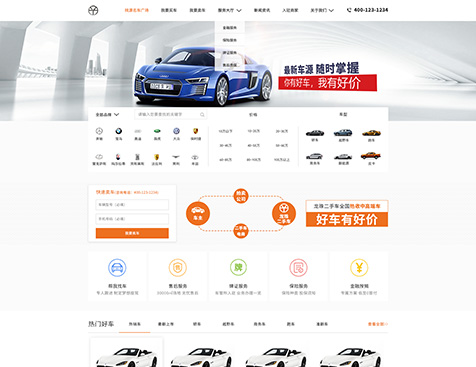 深圳市龙珠二手车交易市场有限公司网站建设项目--互诺科技
