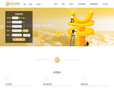 聚金普惠（深圳）控股有限公司网站建设项目--互诺科技