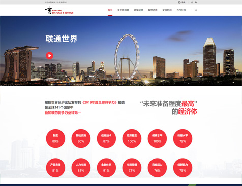 新加坡南洋文化教育网站建设项目--互诺科技