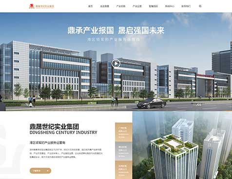 深圳鼎晟世纪实业集团网站建设项目--互诺科技