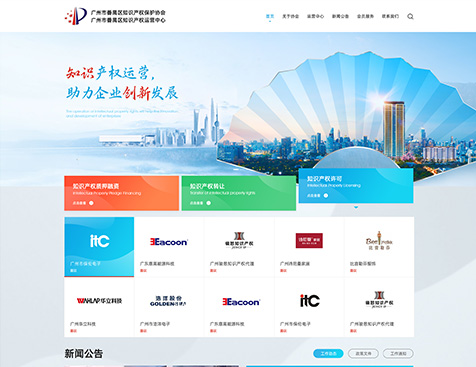 广州市番禺区知识产权保护协会网站建设项目--互诺科技